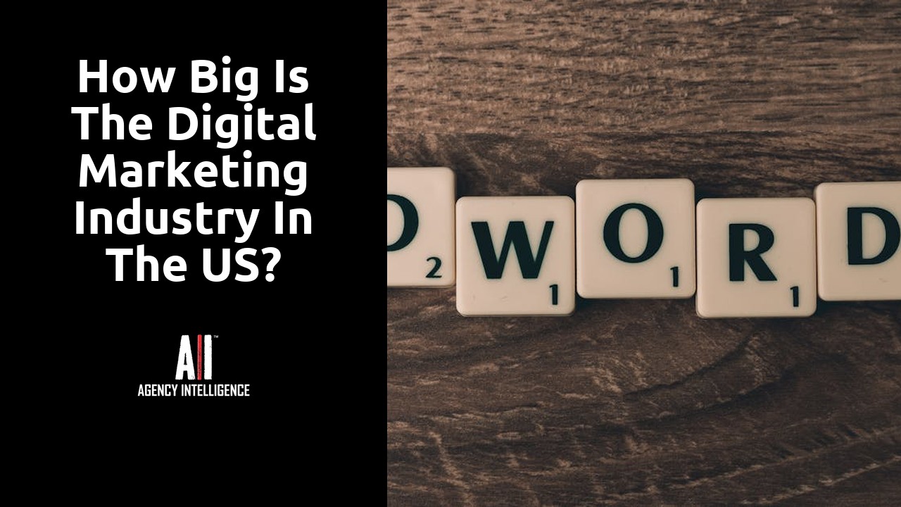 How big is the digital marketing industry in the US?