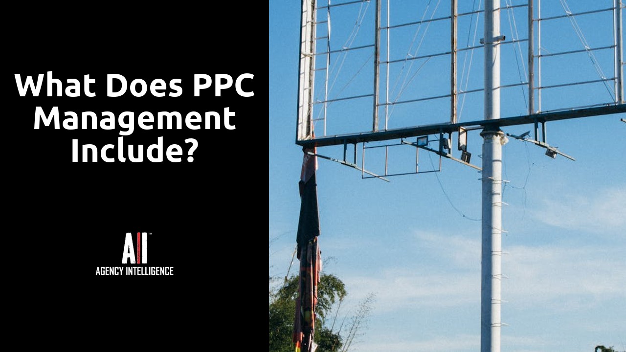 What does PPC management include?